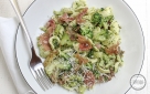 Orecchiette con broccoli e prosciutto